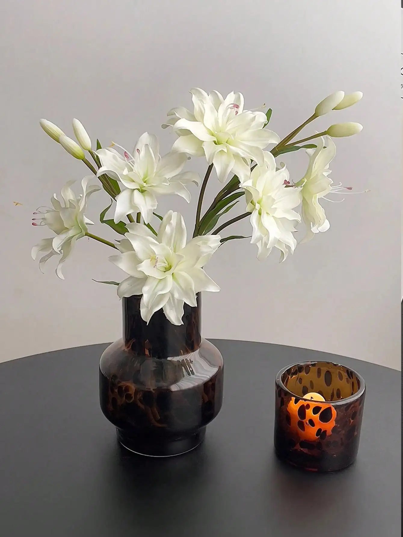 Tortoiseshell Glass Vase