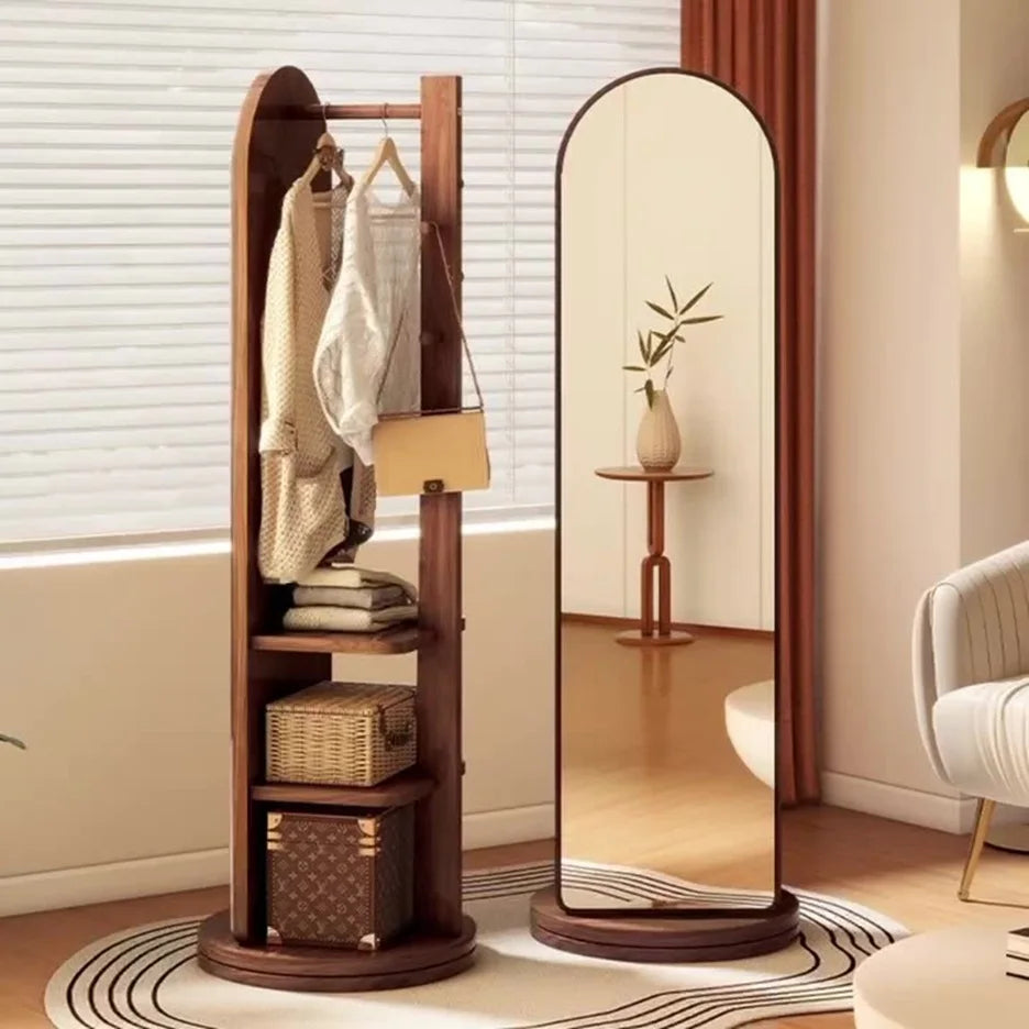 Revolving Style Mirror Rack for Stylish Storage