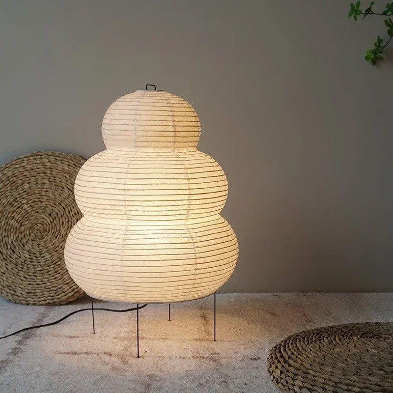 White Rice Paper Lamp