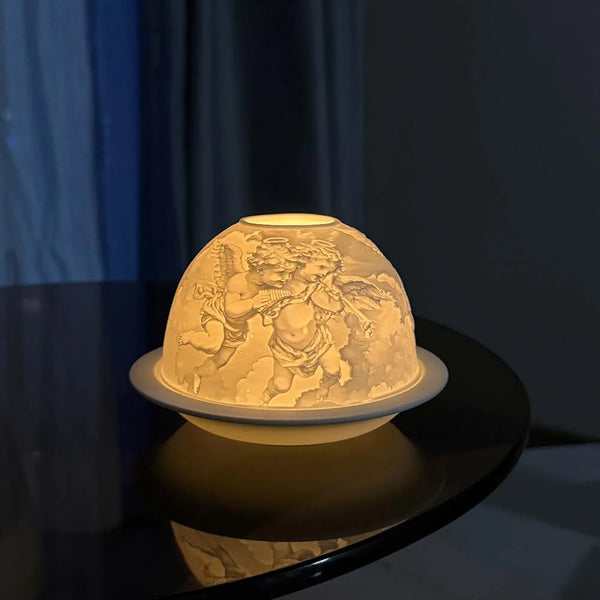 Angelic Porcelain Candle Lantern