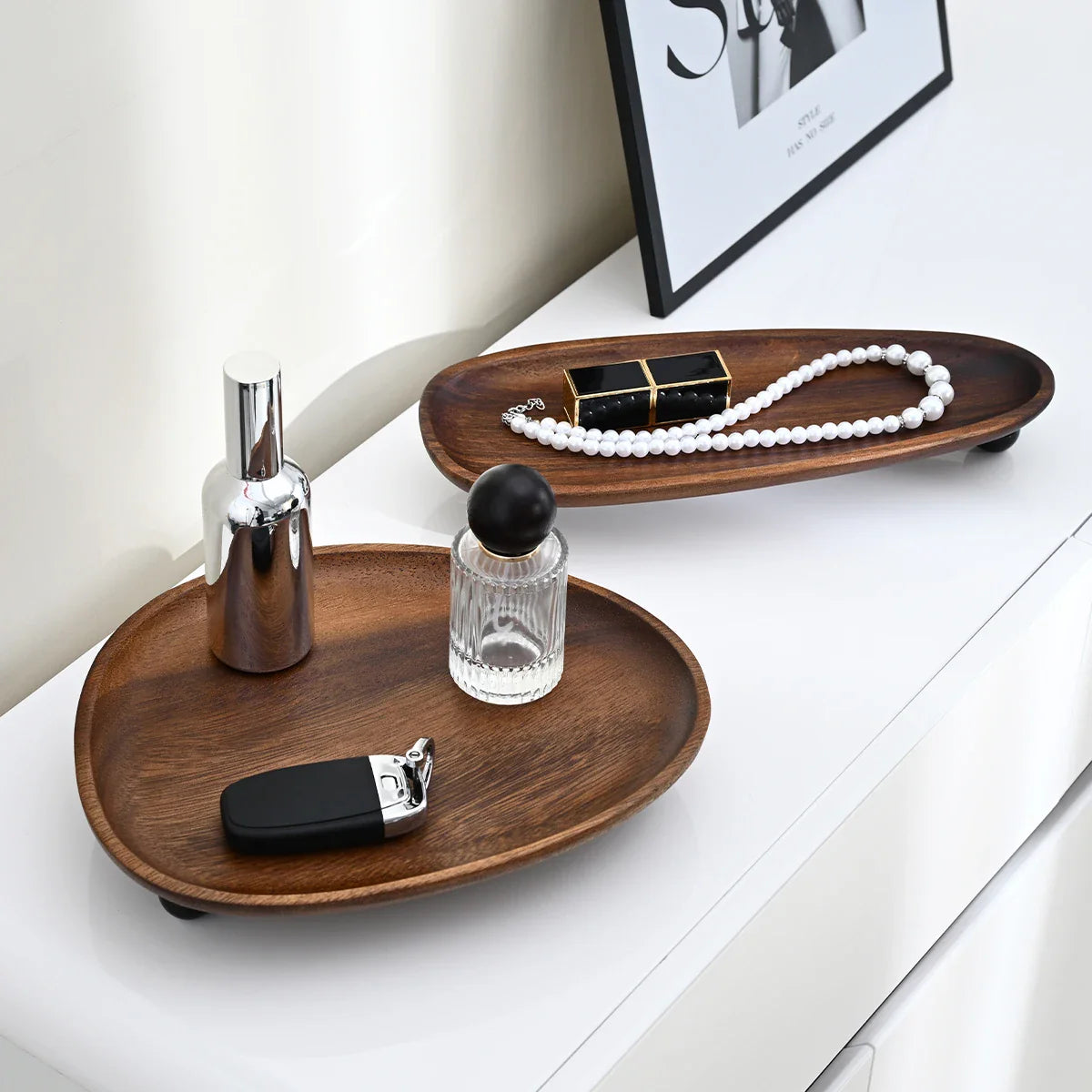 Wooden Organizer Tray for Stylish Storage